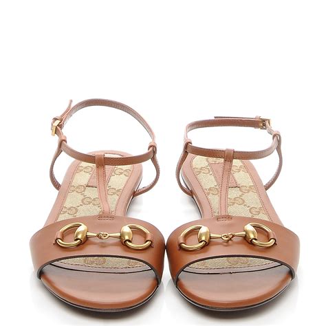 gucci horsebit flat sandals|gucci horsebit sandals flat.